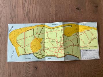 Oude kaart Ouddorp - Zuid Holland V.V.V. beschikbaar voor biedingen