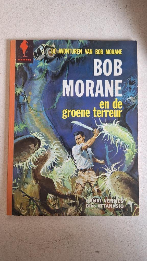 Bob morane en de groene Terreur 1e druk 1963, Boeken, Stripboeken, Gelezen, Eén stripboek, Ophalen of Verzenden