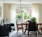 Beige Vitrages glasgordijnen, Huis en Inrichting, Ophalen, Crème, 200 cm of meer, 200 cm of meer
