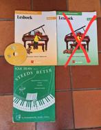 Piano boeken folk Dean en Hal Leonard pianomethode, Muziek en Instrumenten, Ophalen of Verzenden, Gebruikt, Les of Cursus, Piano