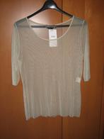 Nieuw! Doorzichtig naturel-kleurig shirt RIMINI M-L snazzeys, Nieuw, Beige, Rimini, Maat 38/40 (M)