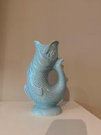 Vis Vaas Keramiek Lichtblauw - Nieuw met Prijskaartje, Verzamelen, Beelden en Beeldjes, Ophalen of Verzenden, Nieuw, Dier
