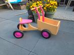 Houten Loop/ bakfiets, Kinderen en Baby's, Speelgoed | Buiten | Voertuigen en Loopfietsen, Ophalen, Zo goed als nieuw