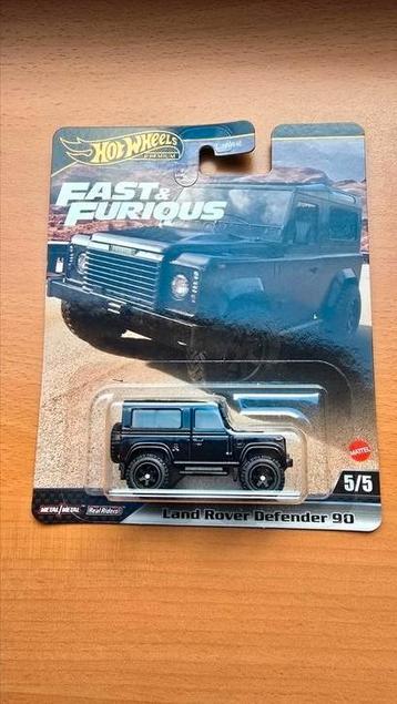 Hot Wheels Fast and Furious Land Rover Defender 90 beschikbaar voor biedingen