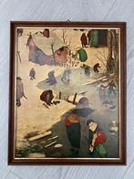Bruegel Winterlandschap Reproductie Ingelijst Klassiek Schil, Antiek en Kunst, Ophalen