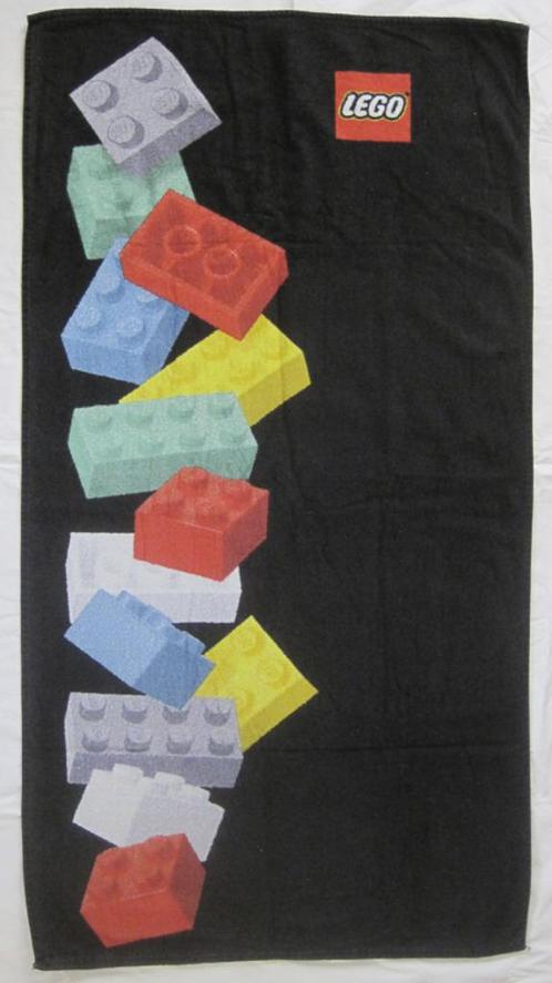 Lego badlaken circa 62 x 119 centimeter katoen handdoek, Huis en Inrichting, Badkamer | Badtextiel en Accessoires, Zo goed als nieuw