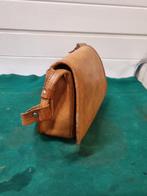 schoudertas leer body bag saddle leather met vakken, Ophalen of Verzenden