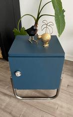 Bijzettafel, Bauhaus, Retro, Vintage, Jaren ‘50 ‘60, Huis en Inrichting, Minder dan 55 cm, Bauhaus, Retro, Vintage, Vierkant, Zo goed als nieuw