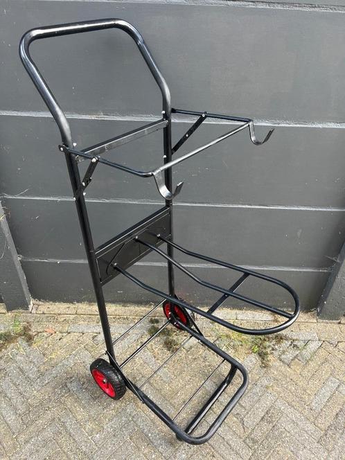 Zadelkar zwart Hippotonic, Dieren en Toebehoren, Paarden en Pony's | Overige Paardenspullen, Gebruikt, Overige soorten, Ophalen of Verzenden