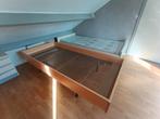 één persoons / 1 persoons bed met matras en kastje, Ophalen, Gebruikt, 90 cm, Eenpersoons