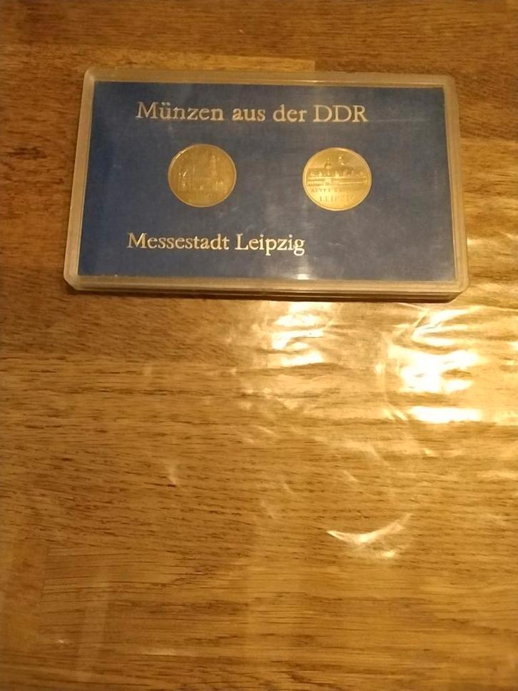 DDR Munten Set - Messestadt Leipzig 5 mark 1984, Postzegels en Munten, Munten | Europa | Niet-Euromunten, Setje, Duitsland, Ophalen of Verzenden