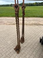 2x hijsketting 7.5 ton, Ophalen, Gebruikt, Handmatig