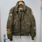 Alpha Industries CWU-45/P Pilot Jacket - Olive - Gedragen, Alpha Industries, Maat 48/50 (M), Ophalen of Verzenden, Gedragen
