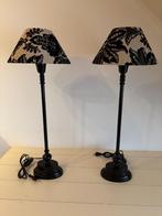 2 Tafel schemerlampen, kleur donkerbruin, Ophalen of Verzenden, 50 tot 75 cm