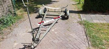 Boottrailer combi wegtrailer met verlichting combitrailer beschikbaar voor biedingen