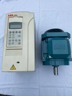 ABB Frequentieregelaar + motor set zgan, Doe-het-zelf en Verbouw, Motoren, Ophalen of Verzenden, Zo goed als nieuw, Elektromotor