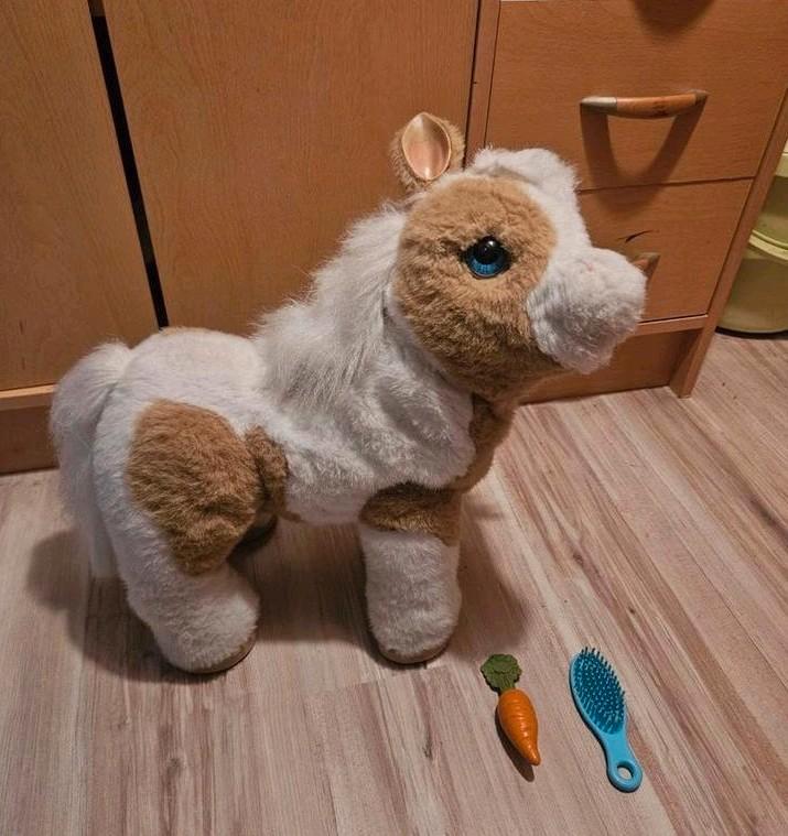 Fur Real Friend Pony Butterscotch - Interactief!, Kinderen en Baby's, Speelgoed | Knuffels en Pluche, Zo goed als nieuw, Paard