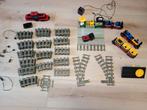 Lego 4565 treinset met weegstation en heel veel 9V rails, Ophalen of Verzenden, Gebruikt, Losse stenen, Lego