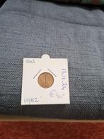 Nederland: een hele mooie bronzen 1 cent munt uit 1952., Postzegels en Munten, Munten | Nederland, Ophalen of Verzenden, Koningin Juliana