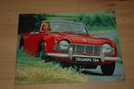 Triumph TR4  -  Grote Nederlandstalige folder, Verzenden, Zo goed als nieuw, Overige merken, Triumph