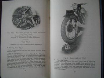 Ariel 1951 Square Four model 4G 1000cc owner's manual beschikbaar voor biedingen