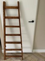 Decoratieve ladder bruin hout, Huis en Inrichting, Woonaccessoires | Overige, Zo goed als nieuw, Ophalen