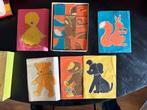 Vintage Houten Puzzelblokken - Jaren 50, 2 tot 4 jaar, Gebruikt, 10 tot 50 stukjes, Ophalen of Verzenden