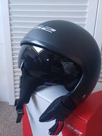 Retro scooter jet helm maat S Helmets Wave LS2 mat zwart, Ophalen of Verzenden, Zo goed als nieuw, Small, MT HELMETS(goedgekeurd voor brommers/scooters )