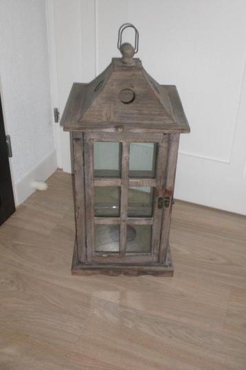 lantaarn groot model hout beschikbaar voor biedingen