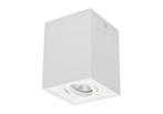 LED opbouwspot wit Obi1 vierkant GU10, Metaal of Aluminium, Ophalen of Verzenden, Led, Plafondspot of Wandspot