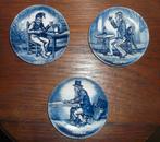 3 Drinkers bordjes, Antiek en Kunst, Antiek | Wandborden en Tegels, Ophalen of Verzenden