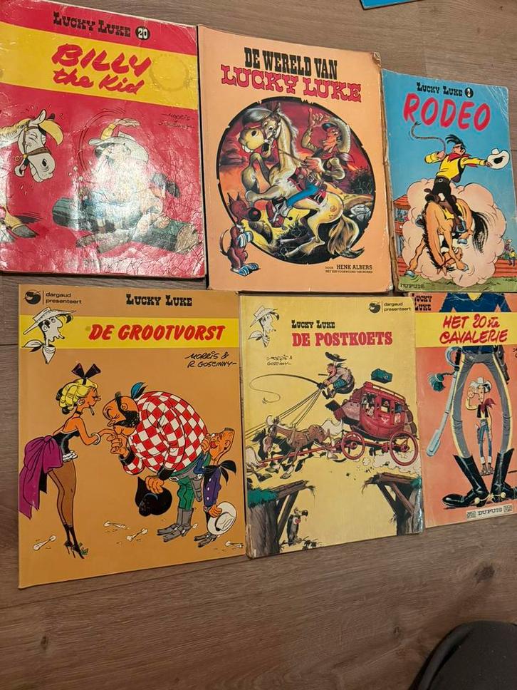 Lucky luke stripboeken, Boeken, Stripboeken, Zo goed als nieuw, Meerdere stripboeken, Ophalen of Verzenden