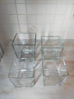 Glazen Accubakken/Vazen, Ophalen, Overige kleuren, Minder dan 50 cm, Glas