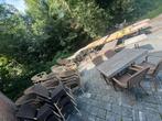 Grote partij horeca terras! Tafels en stoelen buiten horeca, Ophalen, Gebruikt