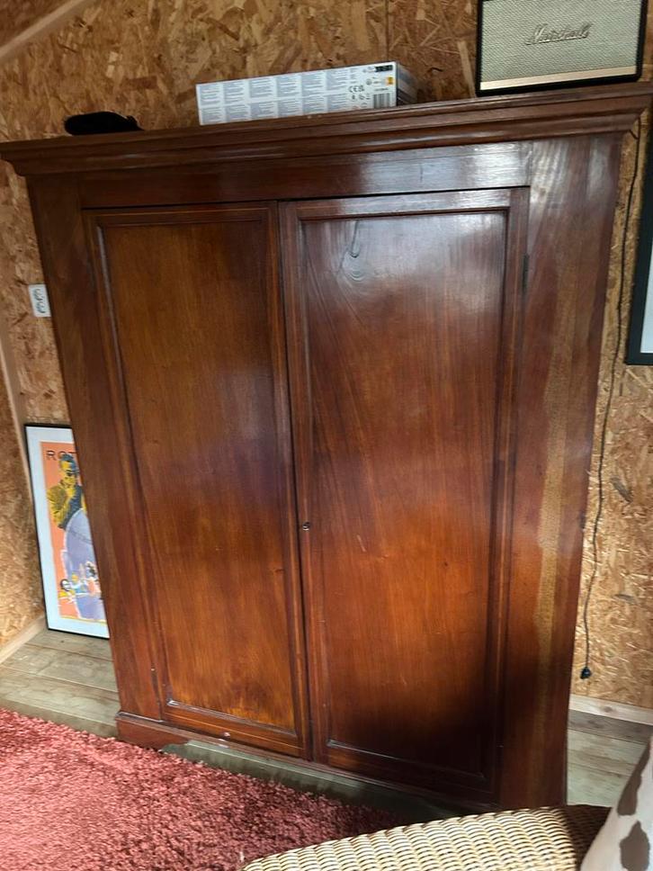 Antieke Engelse Kast - Prachtstuk!, Huis en Inrichting, Kasten | Kledingkasten, Gebruikt, 150 tot 200 cm, 100 tot 150 cm, 50 tot 75 cm