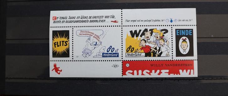 Nederland NVPH 1715 blok met 2 postfrisse postzegels, Postzegels en Munten, Postzegels | Nederland, Postfris, Na 1940, Ophalen of Verzenden