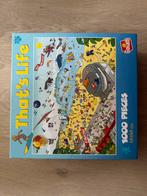 Jigsaw Puzzle - That's Life - 1000 pieces, Hobby en Vrije tijd, Denksport en Puzzels, Ophalen of Verzenden, 500 t/m 1500 stukjes