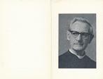 Drubbel 1903 Amsterdam 1976 Sittard  priester, Ophalen of Verzenden, Bidprentje