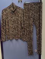 MarcCain set: luipaard top col + legging maat 3 M nr 19792, Kleding | Dames, Maat 38/40 (M), Bruin, ., Ophalen of Verzenden