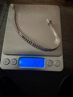 Witgouden visgraat armband diamanten, Sieraden, Tassen en Uiterlijk, Kettingen, Ophalen of Verzenden, Zo goed als nieuw, Wit, Goud