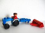 duplo tractor met boer, Kinderen en Baby's, Speelgoed | Duplo en Lego, Ophalen of Verzenden, Gebruikt, Complete set, Duplo