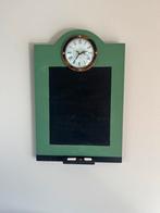 Krijtbord, klokje werkt 3€=voor kwf, Ophalen, Zo goed als nieuw, Staande klok
