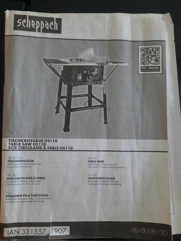 zaagtafel beschikbaar voor biedingen