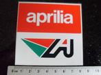 sticker aprilia logo, Verzenden, Zo goed als nieuw, Auto of Motor