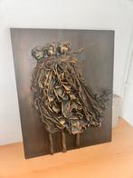 Uniek schilderij met 3D figuren, Antiek en Kunst, Ophalen