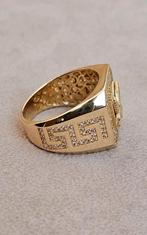 Prachtige adelaar 14k gouden ring, Heer, Nieuw, Ophalen of Verzenden, Goud