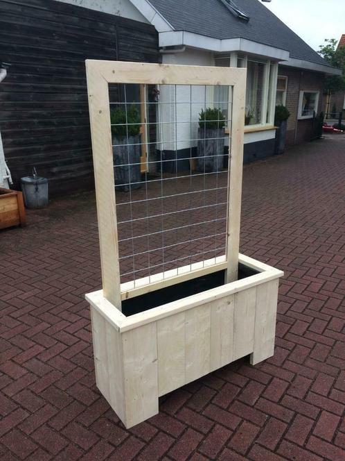Steigerhouten Trellis bloembakken | Trellis bloembak Aktie, Tuin en Terras, Bloembakken en Plantenbakken, Nieuw, Hout, Binnen