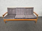 vintage bank, 3 zitter,  jaren 60, Huis en Inrichting, Banken | Bankstellen, Ophalen, Gebruikt, 75 tot 100 cm, Driepersoons