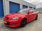 Mazda 3 2.3 Turbo MPS | Airco | Cruise | Nette Auto |, Auto's, Mazda, Elektrische ramen, Zwart, 4 cilinders, Leder en Stof
