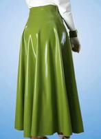100% Echte Latex Rok Wijd, tm 4XL, Kleding | Dames, Verzenden, Nieuw, Onder de knie